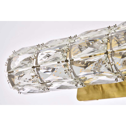 Elegant Valetta Led Wall Sconce - Gold, L 18" (3501W18G)