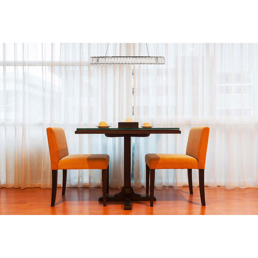 Elegant Monroe Led Chandelier - Chrome, L 31" (3502D31C)