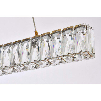 Elegant Monroe Led Chandelier - Gold, L 31" (3502D31G)