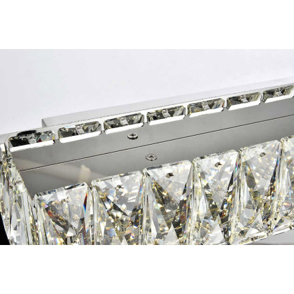 Elegant Monroe Integrated Led Chip Light Wall Sconce - Chrome, L 32" (3502W32C)