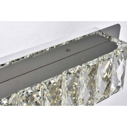 Elegant Monroe Integrated Led Chip Light Wall Sconce - Chrome, L 32" (3502W32C)