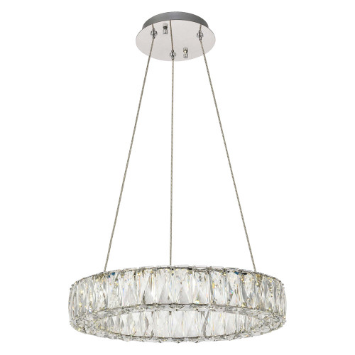 Elegant Monroe Led Chandelier - Chrome, L 17" (3503D17C)