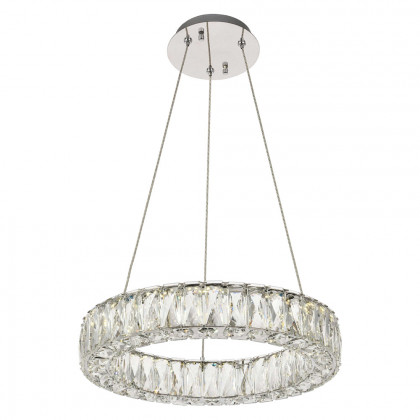 Elegant Monroe Led Chandelier - Chrome, L 17" (3503D17C)