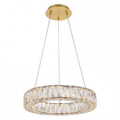 Elegant Monroe Led Chandelier - Gold, L 17" (3503D17G)