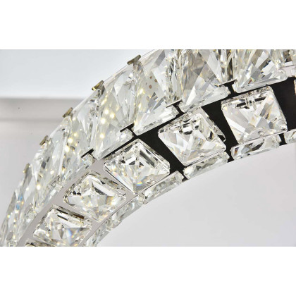 Elegant Monroe Led Chandelier - Chrome, L 23" (3503D23C)
