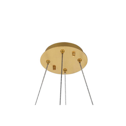 Elegant Monroe Led Chandelier - Gold, L 23" (3503D23G)