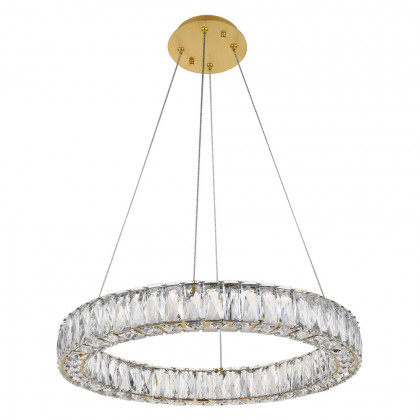 Elegant Monroe Led Chandelier - Gold, L 23" (3503D23G)