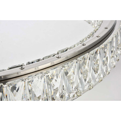 Elegant Monroe Led Chandelier - Chrome, L 31" (3503D31C)