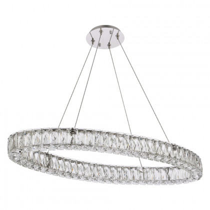 Elegant Monroe Led Chandelier - Chrome, L 36" (3503D36C)