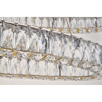 Elegant Monroe Led Chandelier - Gold, L 41" (3503D40G)