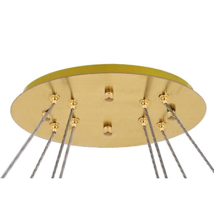 Elegant Monroe Led Chandelier - Gold, L 41" (3503D40G)