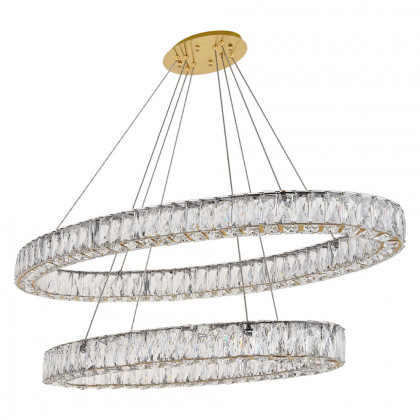 Elegant Monroe Led Chandelier - Gold, L 41" (3503D40G)