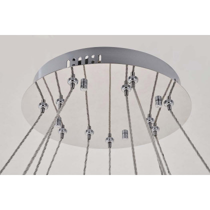 Elegant Monroe Led Chandelier - Chrome, L 42" (3503D42C)
