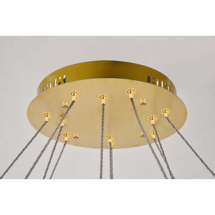 Elegant Monroe Led Chandelier - Gold, L 42" (3503D42G)