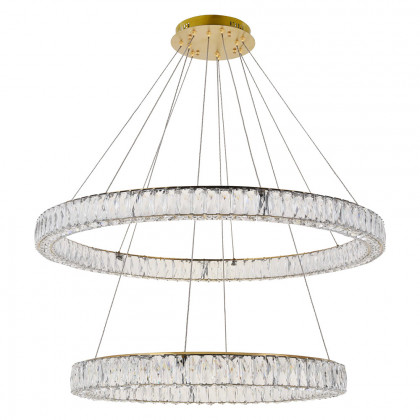 Elegant Monroe Led Chandelier - Gold, L 42" (3503D42G)