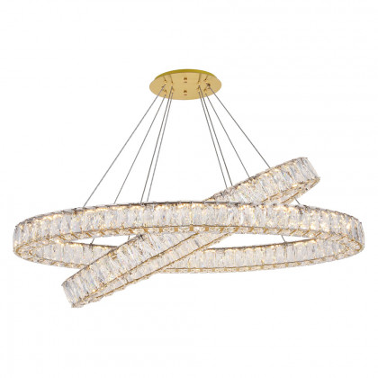 Elegant Monroe Led Chandelier - Gold, L 48" (3503D48G)