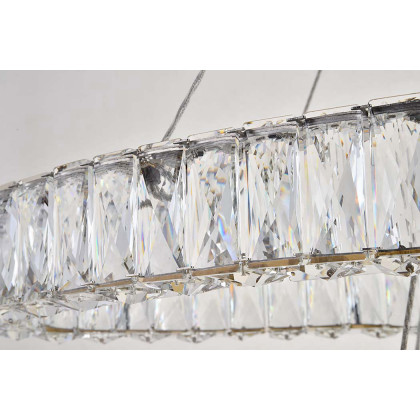 Elegant Monroe Led Chandelier - Gold, L 48" (3503D48G)