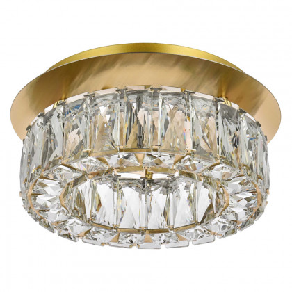 Elegant Monroe Led Flush Mount - Gold, L 12" (3503F12G)