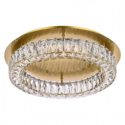 Elegant Monroe Led Flush Mount - Gold, L 22" (3503F22G)