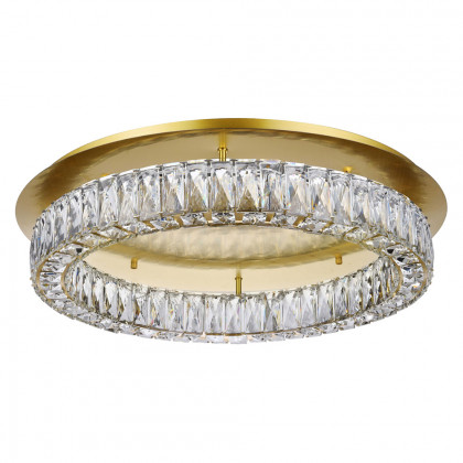 Elegant Monroe Led Flush Mount - Gold, L 26" (3503F26G)
