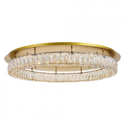 Elegant Monroe Led Flush Mount - Gold, L 33" (3503F33G)