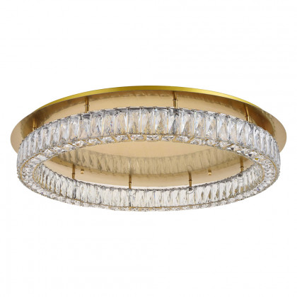 Elegant Monroe Led Flush Mount - Gold, L 33" (3503F33G)