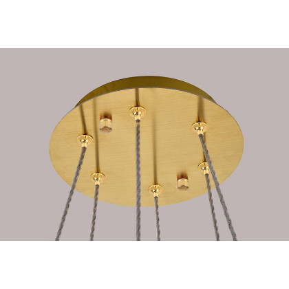 Elegant Monroe 5 Tier Led Chandelier - Gold, L 17.7" (3503G18G)