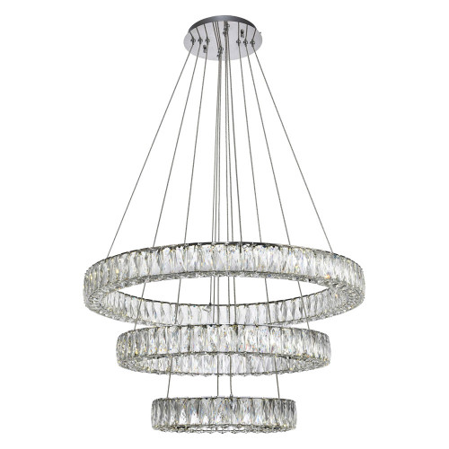 Elegant - Monroe 5 Tier Led Chandelier