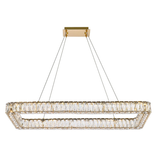 Elegant Pendant Light - Gold, L 42" (3504D42L1G)