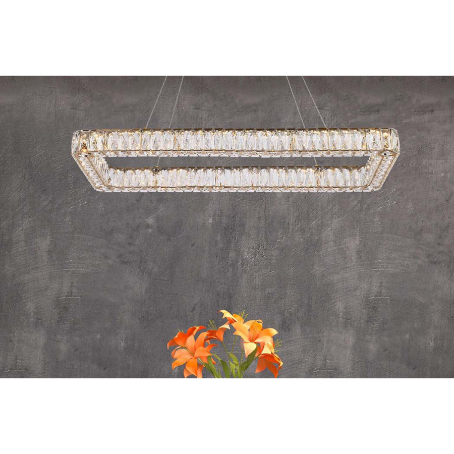 Elegant Pendant Light - Gold, L 42" (3504D42L1G)
