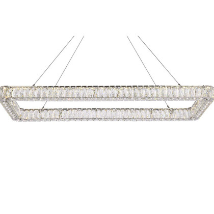 Elegant Pendant Light - Chrome, L 50" (3504D50L1C)