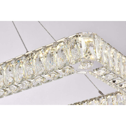 Elegant Pendant Light - Chrome, L 50" (3504D50L1C)