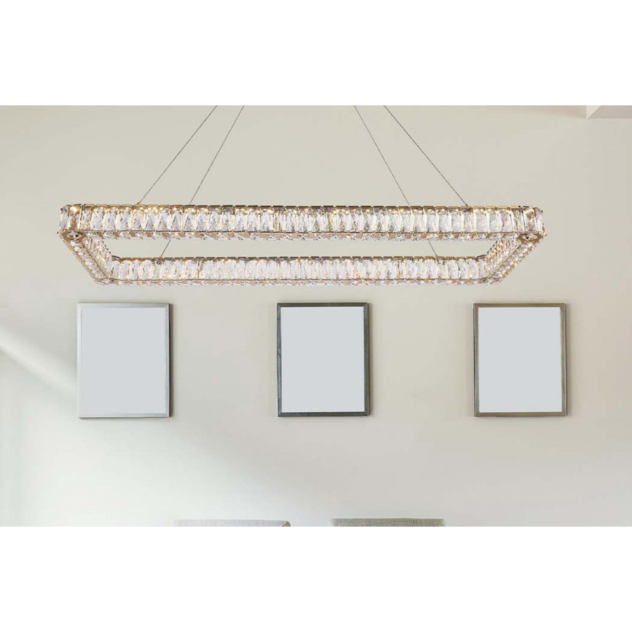 Elegant Pendant Light - Gold, L 50" (3504D50L1G)
