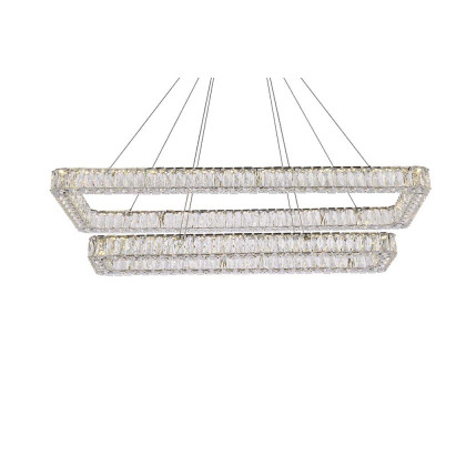 Elegant Pendant Light - Chrome, L 50", 2 Lights (3504G50L2C)