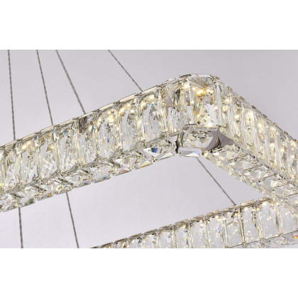 Elegant Pendant Light - Chrome, L 50", 2 Lights (3504G50L2C)