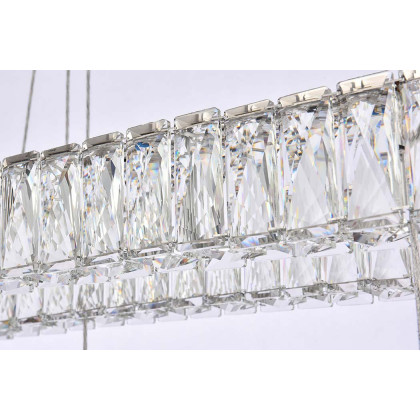 Elegant Pendant Light - Chrome, L 50", 3 Lights (3504G50L3C)