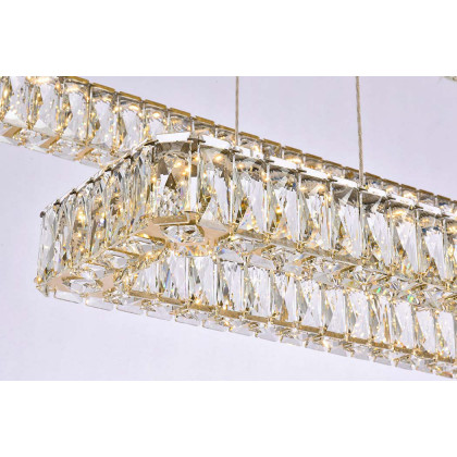 Elegant Pendant Light - Gold, L 50", 3 Lights (3504G50L3G)