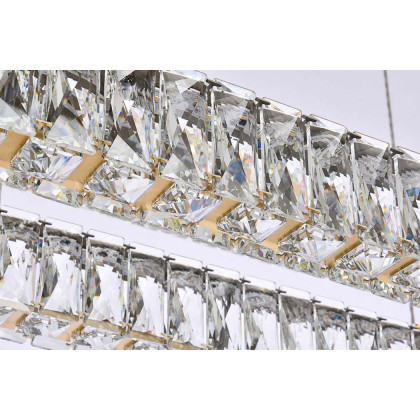 Elegant Pendant Light - Gold, L 50", 3 Lights (3504G50L3G)