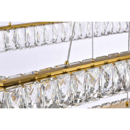 Elegant Pendant Light - Gold, L 50", 3 Lights (3504G50L3G)