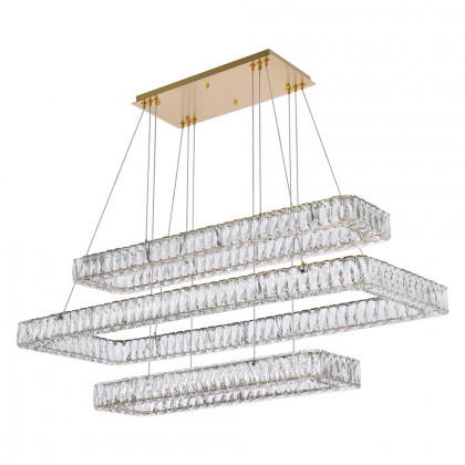 Elegant Pendant Light - Gold, L 50", 3 Lights (3504G50L3G)