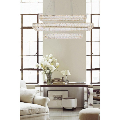 Elegant Pendant Light - Gold, L 50", 3 Lights (3504G50L3G)