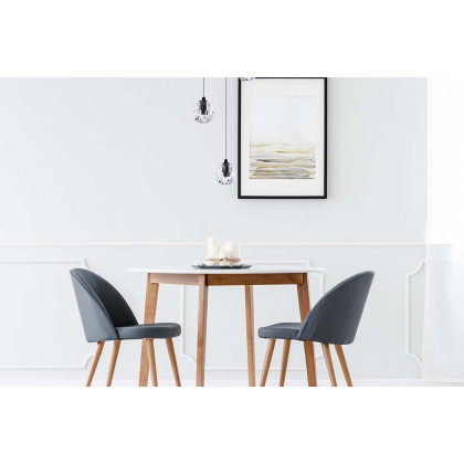 Elegant Eren 1 Light Pendant - Black, L 12" (3505D12BK)