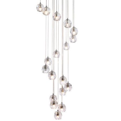 Elegant Eren 1 Light Pendant - Chrome, L 20" (3505D20C)