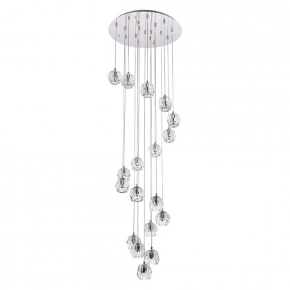 Elegant Eren 1 Light Pendant - Chrome, L 20" (3505D20C)