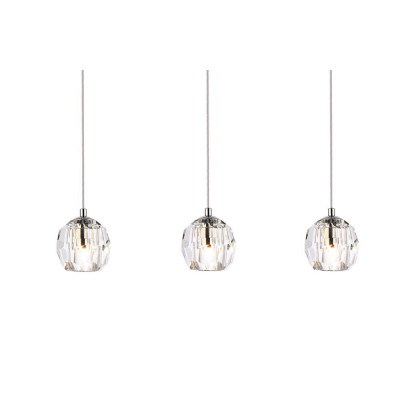 Elegant Eren 1 Light Pendant - Chrome, L 28" (3505D28C)