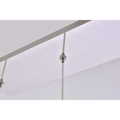 Elegant Eren 1 Light Pendant - Chrome, L 28" (3505D28C)