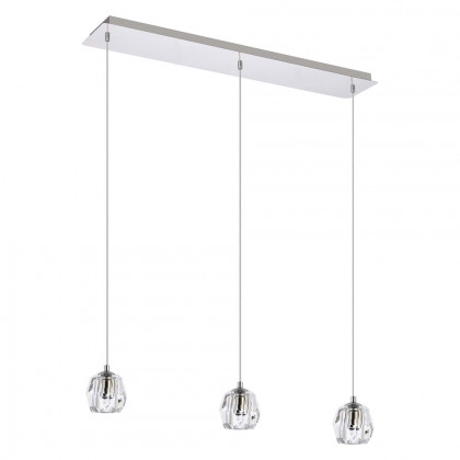 Elegant Eren 1 Light Pendant - Chrome, L 28" (3505D28C)