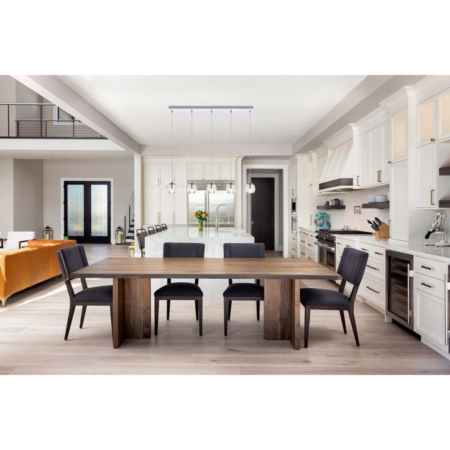 Elegant Eren 1 Light Pendant - Chrome, L 32" (3505D32C)