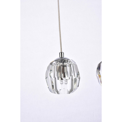 Elegant Eren 1 Light Pendant - Chrome, L 32" (3505D32C)