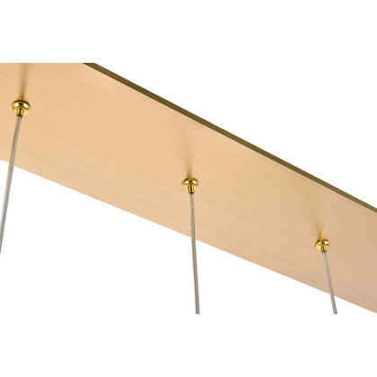 Elegant Eren 1 Light Pendant - Gold, L 32" (3505D32G)
